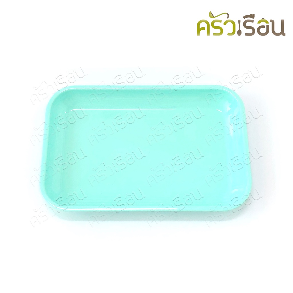 Nam Ngai Hong ถาดเหลี่ยม พลาสติก (1 ใบ) # 481 - 16.5 x 11 ซม. ตรากระเช้า ถาดทอนเงิน ถาดพลาสติก ถาดไหว้เจ้า ถาดรองถ้วยชา