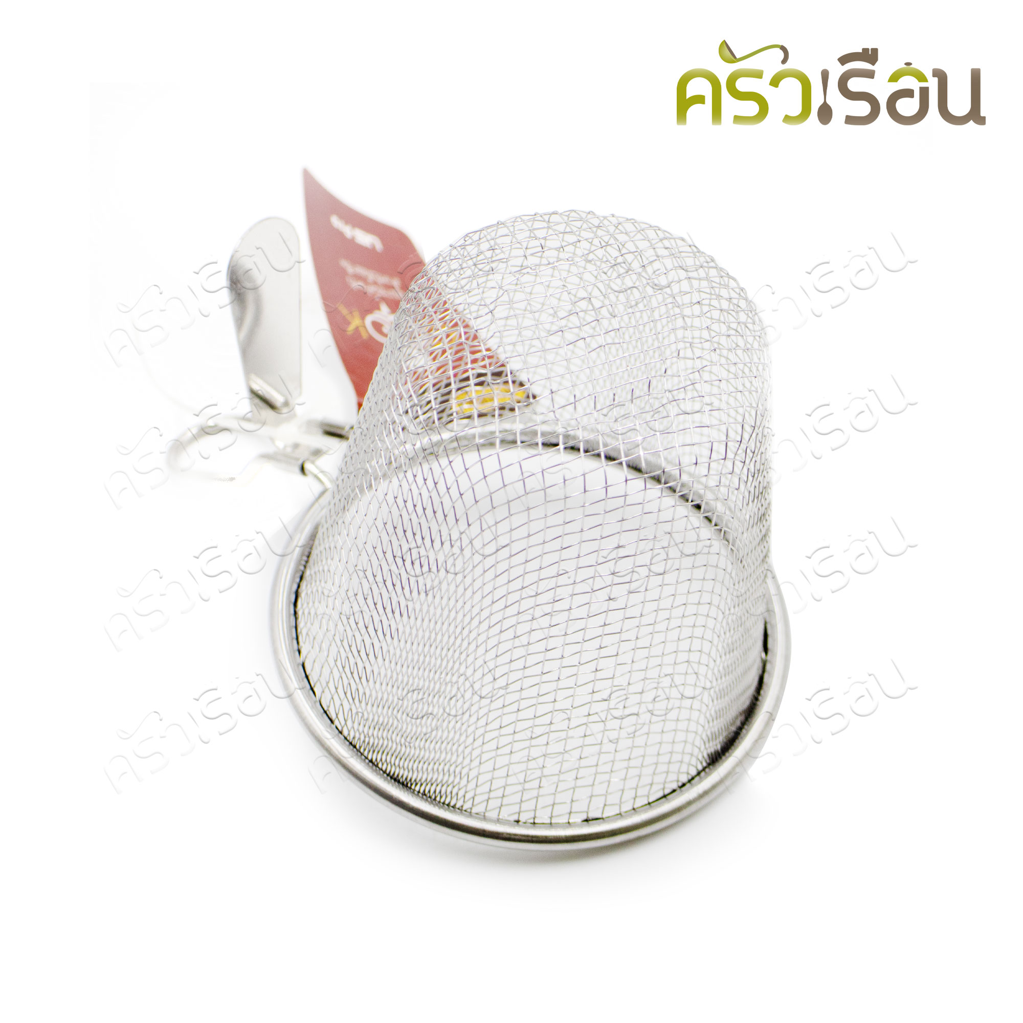 US ตะกร้าลวก เกาะขอบหม้อ สเตนเลส ตาถี่ 11 ซม. TNS-011