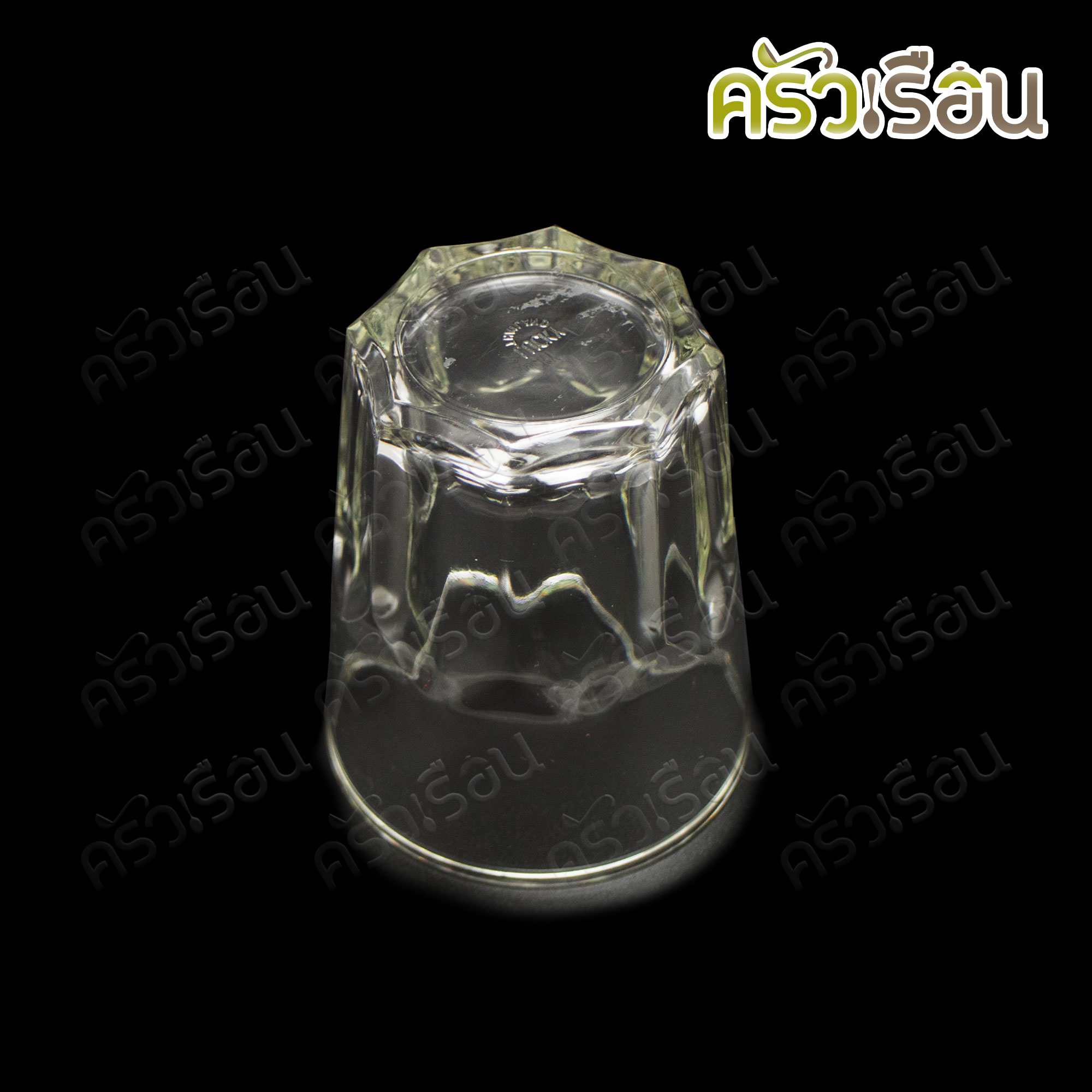 LUCKY GLASS แก้วน้ำ ล็อค แฟชั่น 10 ออนซ์ (285 ml.) #10001 Euro Tumbler TD 8.2 x BD 6.0 x H 9.7 cm.