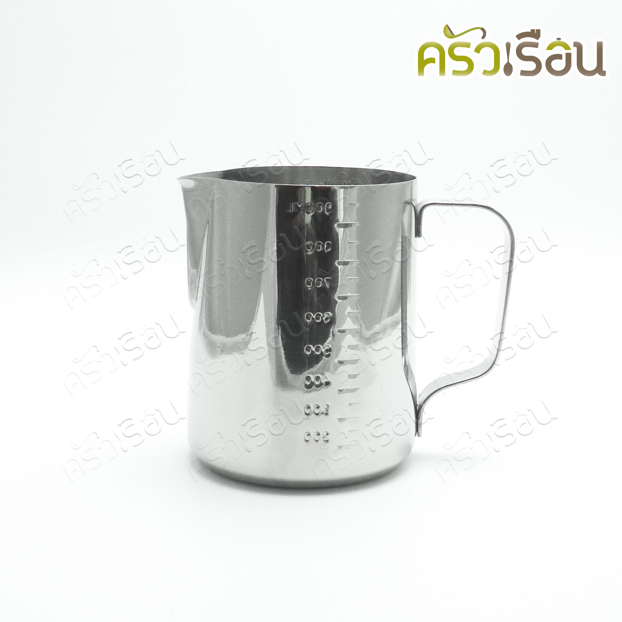M-WELL โถนม สเตนเลส มีสเกล [ ราคาต่อใบ ] Pitcher เหยือกตีฟองนม พิชเชอร์ แก้วตวง ถ้วยตวง MP812 MP814 MP816