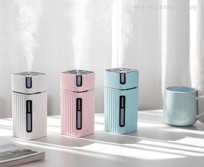 เครื่องพ่นไอน้ำ เครื่องเพิ่มความชื้นในอากาศ แบบพกพา Humidifier USB mini spray humidification office home car night light