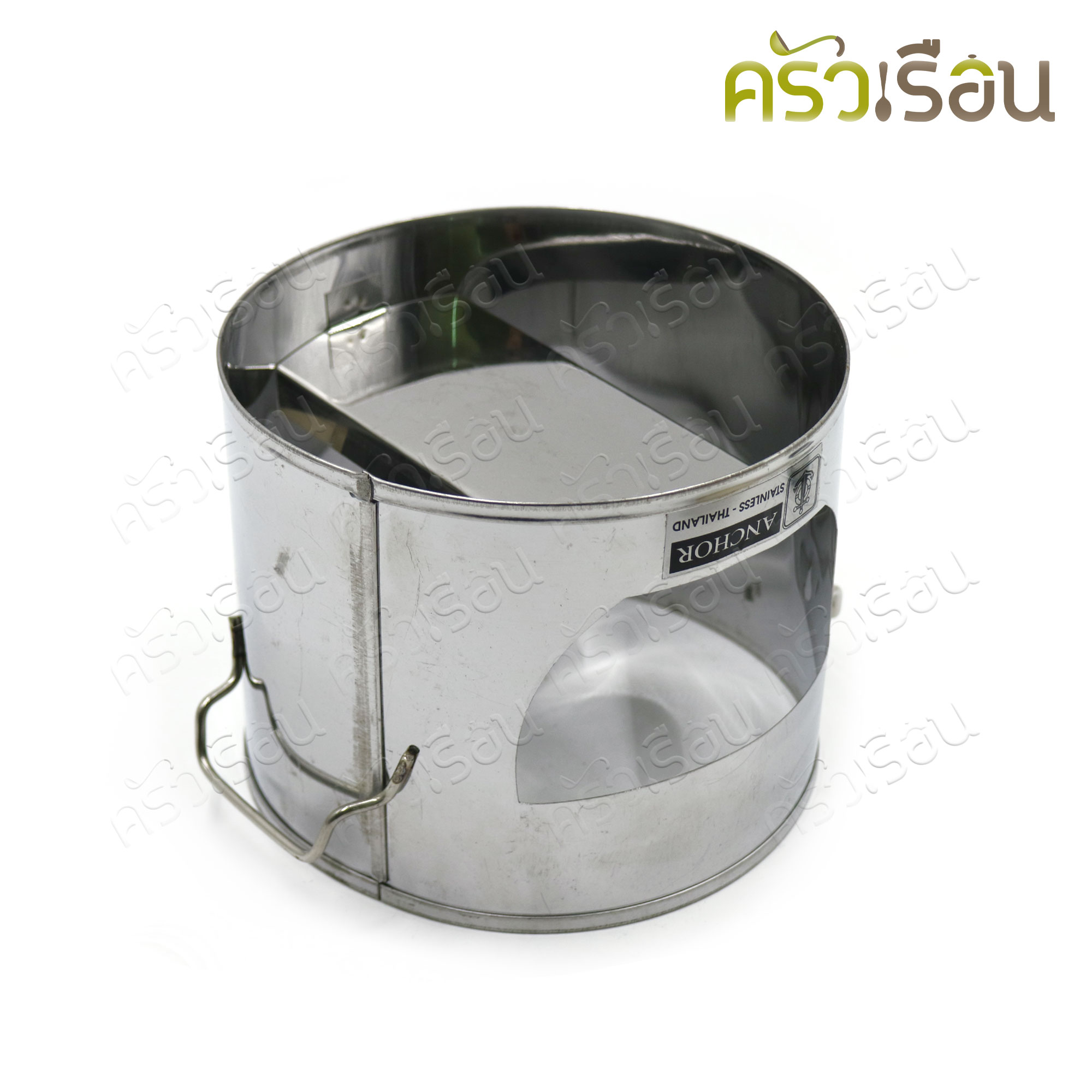 Anchor brand ceramic food warmer setม 6-inch, with stainless steel stove, dipping set, hot pot