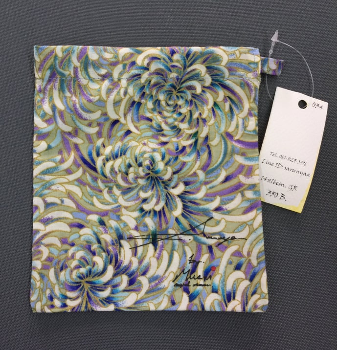 ถุงผ้าลายดอก 034