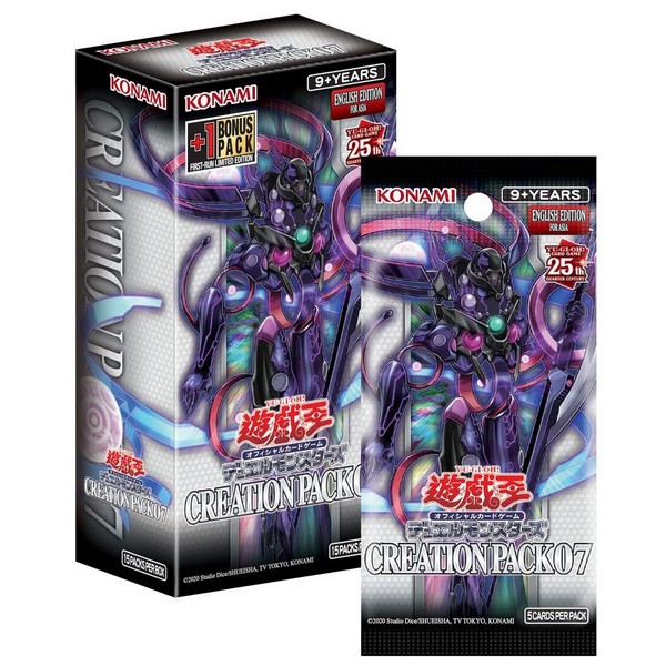 Konami Yu-Gi-Oh! Asia English - Creation Pack 07 (CR07-AE) แบบกล่อง (15 ซอง) 4988602178302 (การ์ดยูกิ)