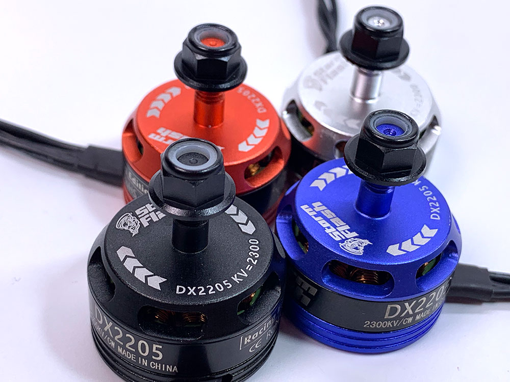 [22-3] 4ลูก Storm Flash 2205 2300KV CW มอเตอร์ FPV RACING DRONE โดรนซิ่ง มี 4 สี เริ่มประกอบลำ ราคาประหยัด Motor