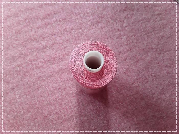 ไหมปักจักรสีชมพู เบอร์ 9127