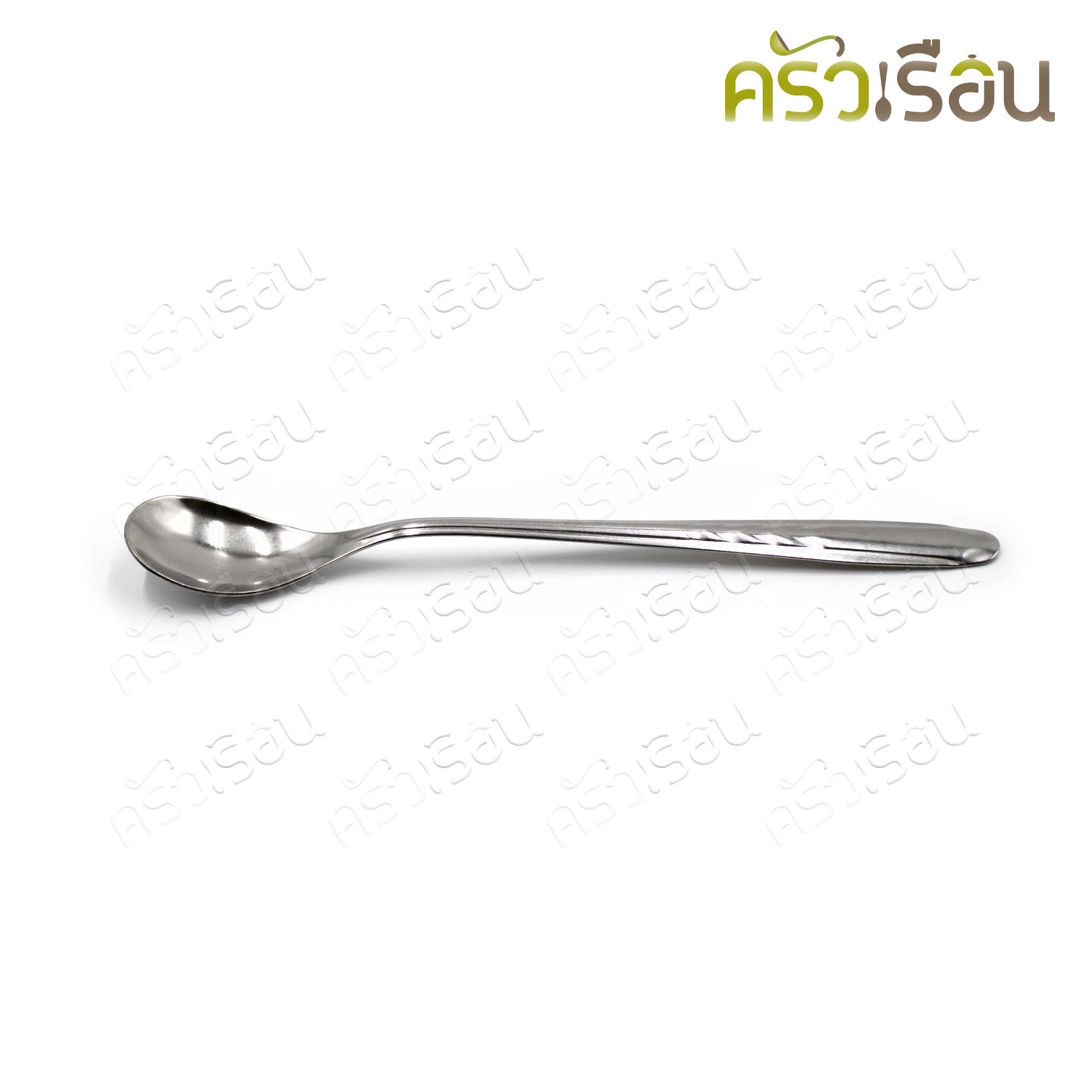 Twin Ray ช้อนโซดา ทรงรี 18 x 2.5 ซม. #526 ช้อนสเตนเลส ด้ามจับยาว สำหรับคนชา กาแฟ ขนมหวาน ช้อนเกาหลี