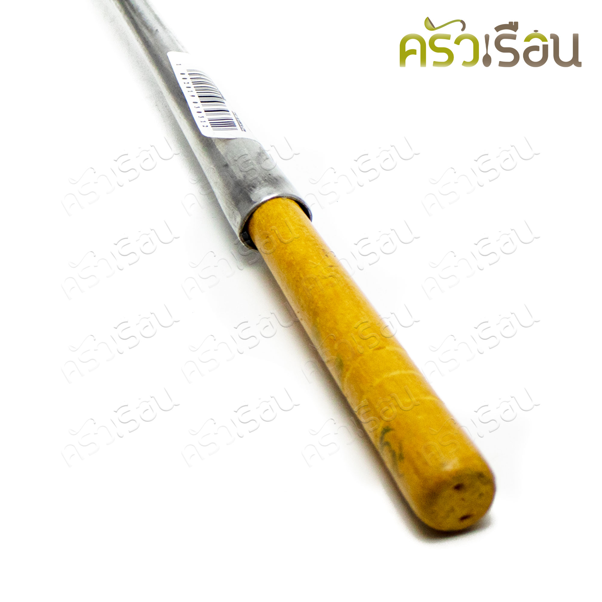 ตราไก่ กระบวย อลูมิเนียม ด้ามไม้ [ ราคาต่ออัน ] กระบวยด้ามไม้ ที่ตักน้ำแกง ที่ตักแกง กระบวยไก่