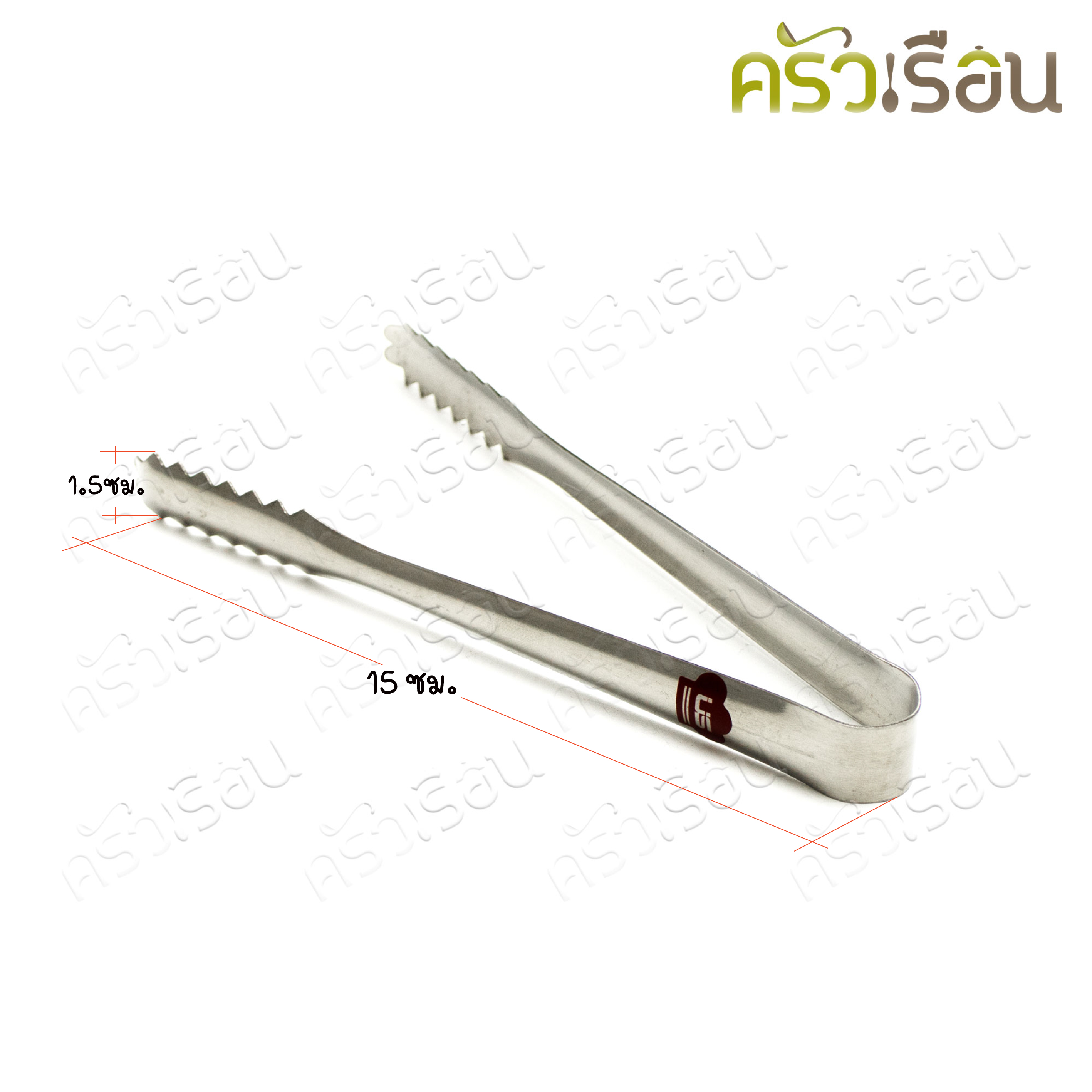 US คีบน้ำแข็ง / ของแห้ง 5 นิ้ว สเตนเลส แบบหนา SLT-50