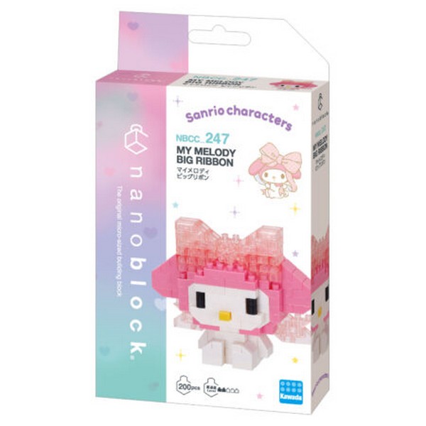 Kawada nanoblock Sanrio NBCC_247 My Melody Big Ribbon 4972825234266 (นาโนบล็อค)