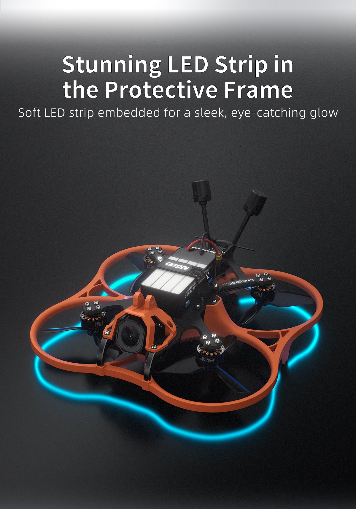 [D3-2] GEPRC Cinelog30 V3 O4 Pro Quadcopter อุปกรณ์โดรน Drone