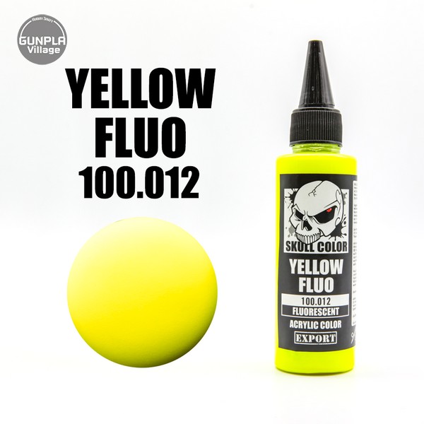 Skull Color 100.012 Yellow Fluo 60 ml [Fluorescent] 8853100903120