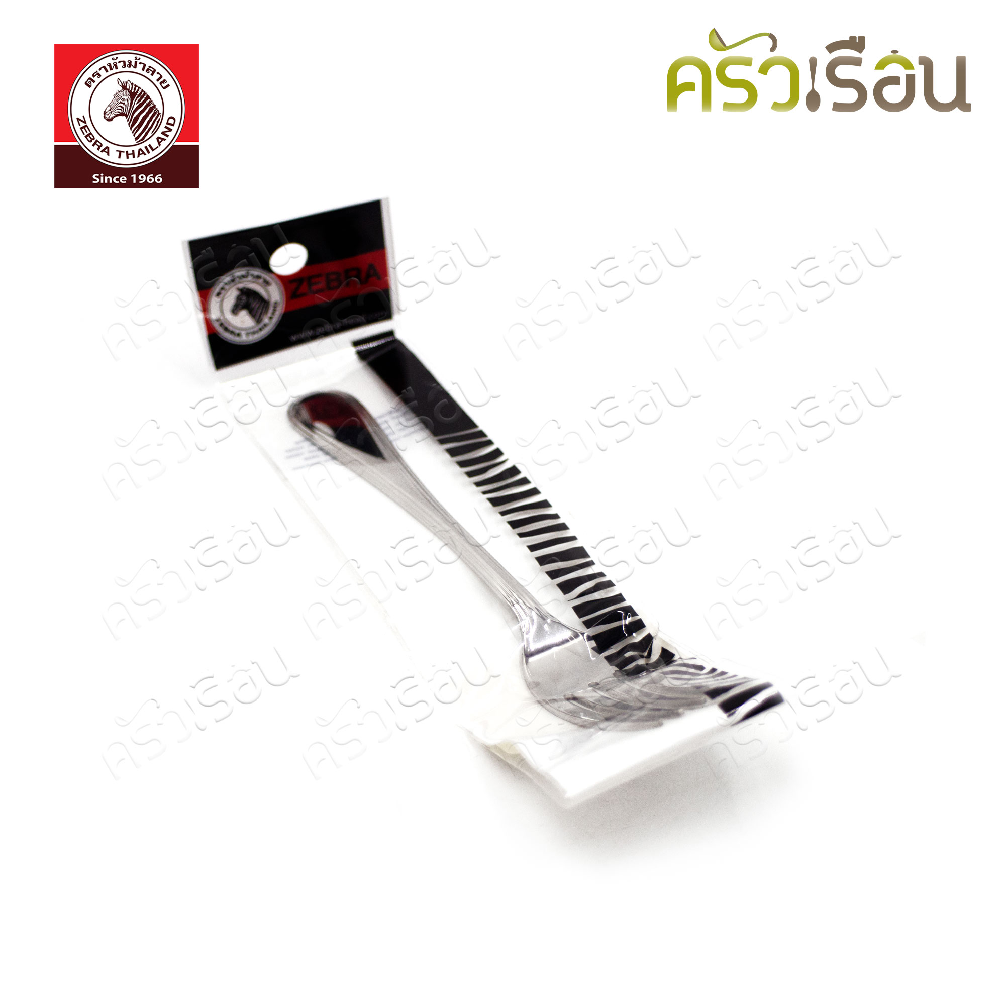 ZEBRA ส้อมขนม 2.0 มม. 2 x 14 ซม. Image ตราหัวม้าลาย 195250 ราคาต่อชิ้น