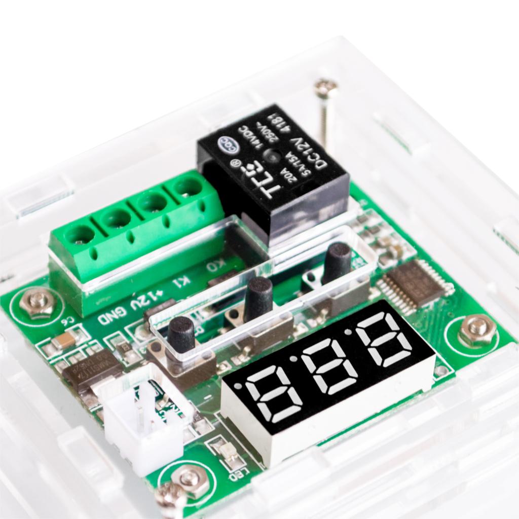 กล่องอคิลิค สำหรับW1209 DC12V cool temp thermostat temperature control switch temperature controller Acrylic Box (เฉพาะกล่องเท่านั้น ไม่รวมตัว W1209 DC12V )