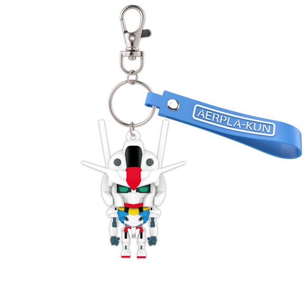 Bandai Aerpla-Kun 3D Rubber Mascot Keychain 4573102683793 (Keychain)