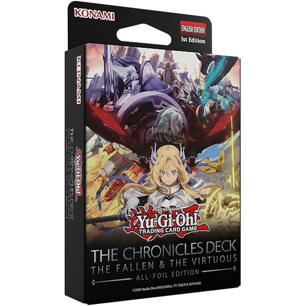 Konami Yu-Gi-Oh! Asia English The Chronicles Deck : The Fallen & The Virtuous (CH01-AE) 4988602179255 (การ์ดยูกิ)