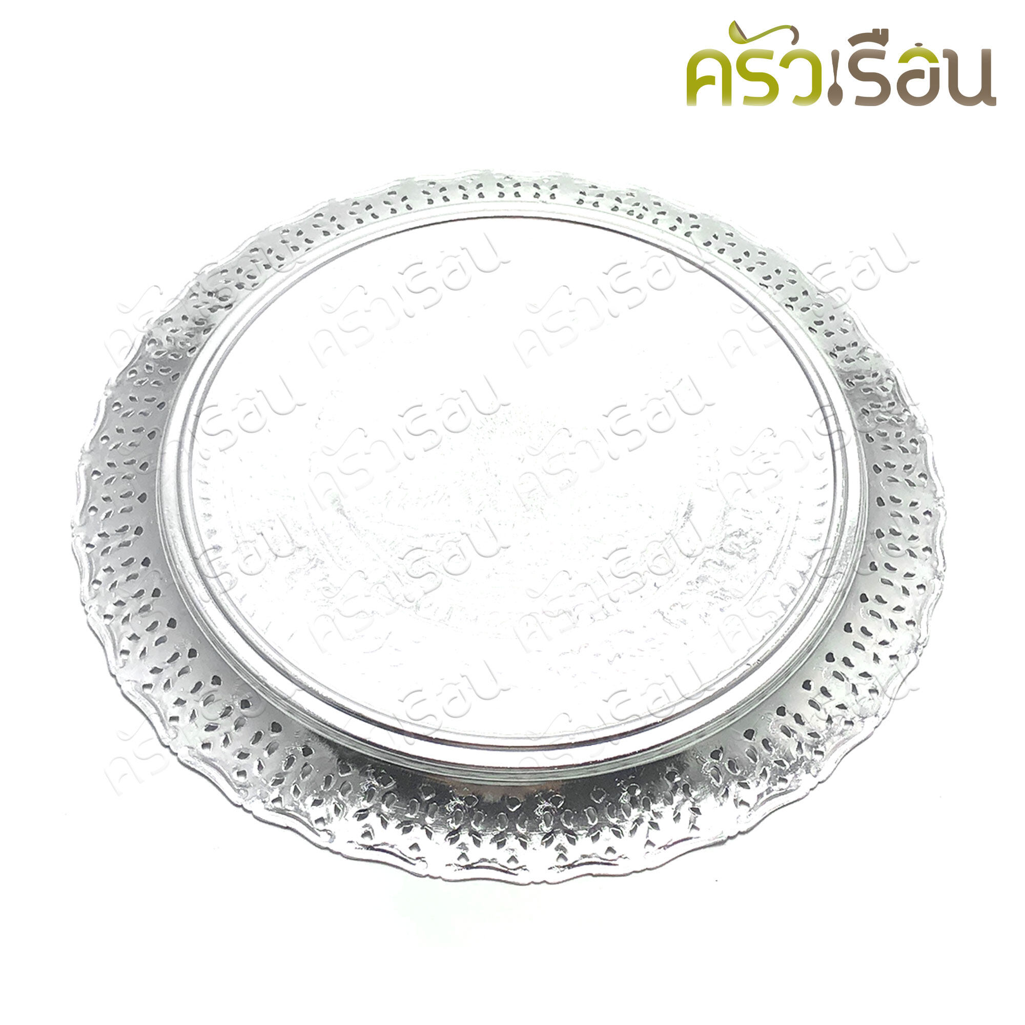 แมวน้ำ ถาดรัตนโกสินทร์ 200 ปี 36 ซม. สีเงิน หรือ สีทอง [ราคาต่อใบ]