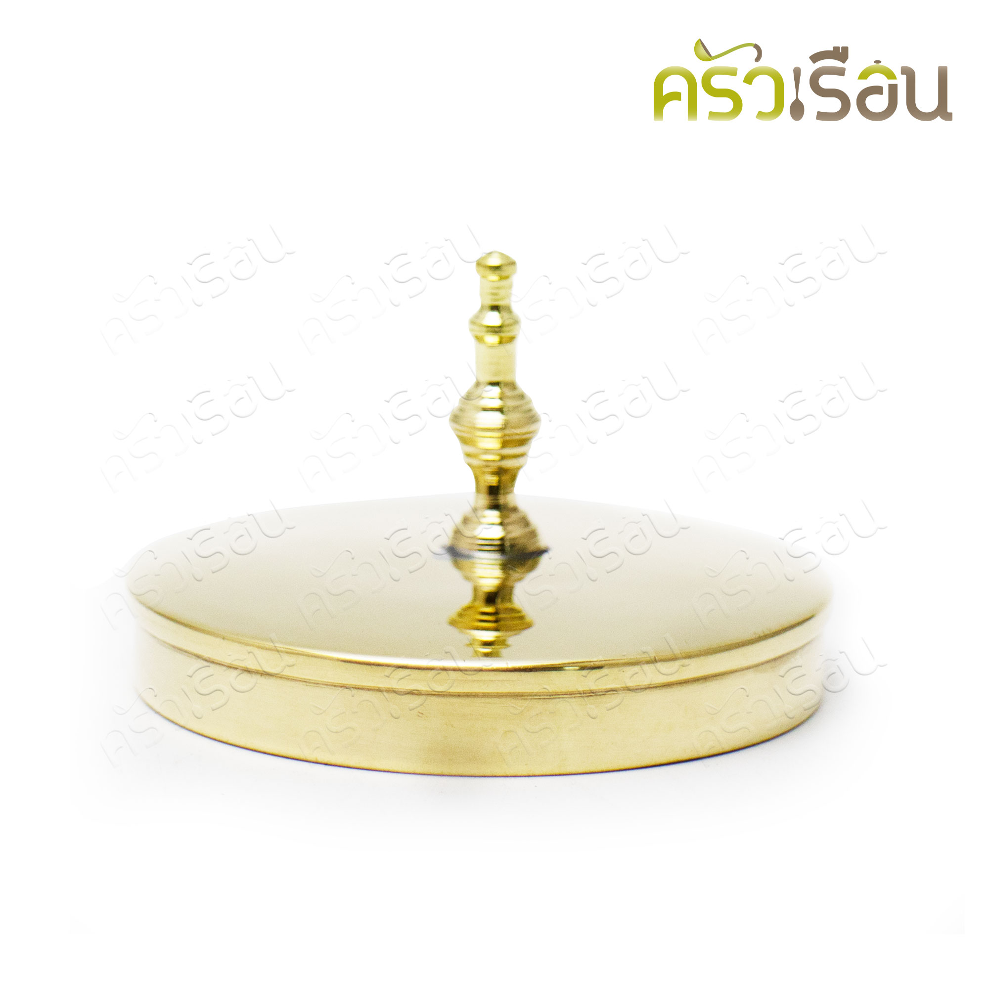 BRASS ฝาครอบแก้ว ทองเหลือง [ เล็ก ] 7.2 x 1.1 ซม. สำหรับแแก้วปากแก้วไม่เกิน 6.8 ซม.