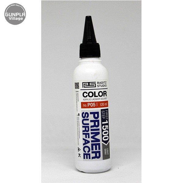 Raditz Studio RS P05 Surface Primer Light Gray 1500 120 ml (Surfacer Primer) RSP05SPLG1500 8858878800058 (สี)