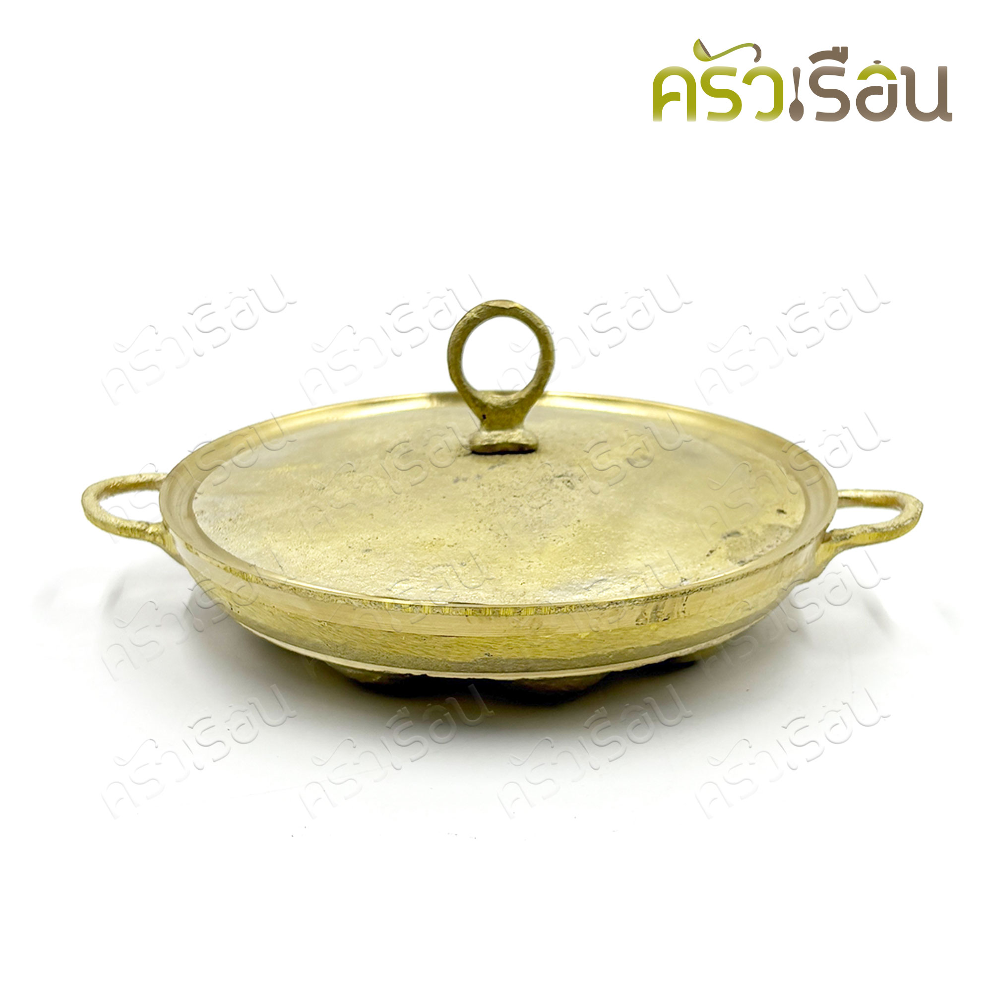 BRASS พิมพ์ขนมครกสิงคโปร์พร้อมฝา ทองเหลืองแท้ 7 นิ้ว พิมพ์ขนมไข่ ลายมะยมจิ๋ว พิมพ์มะยม