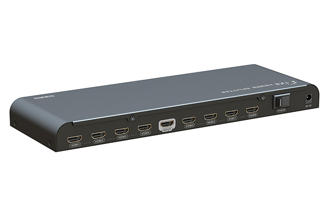 LKV318Pro 1x8 HDMI splitter with 4KX2K@30Hz