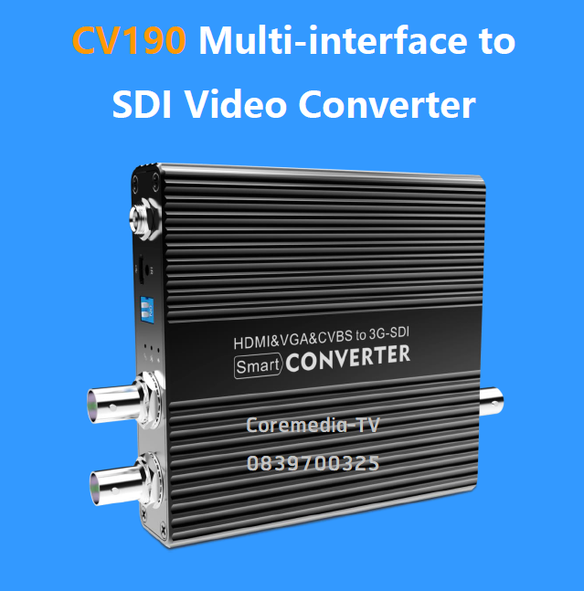 Kiloview CV190 HDMI VGA CVBS TO SDI Converter