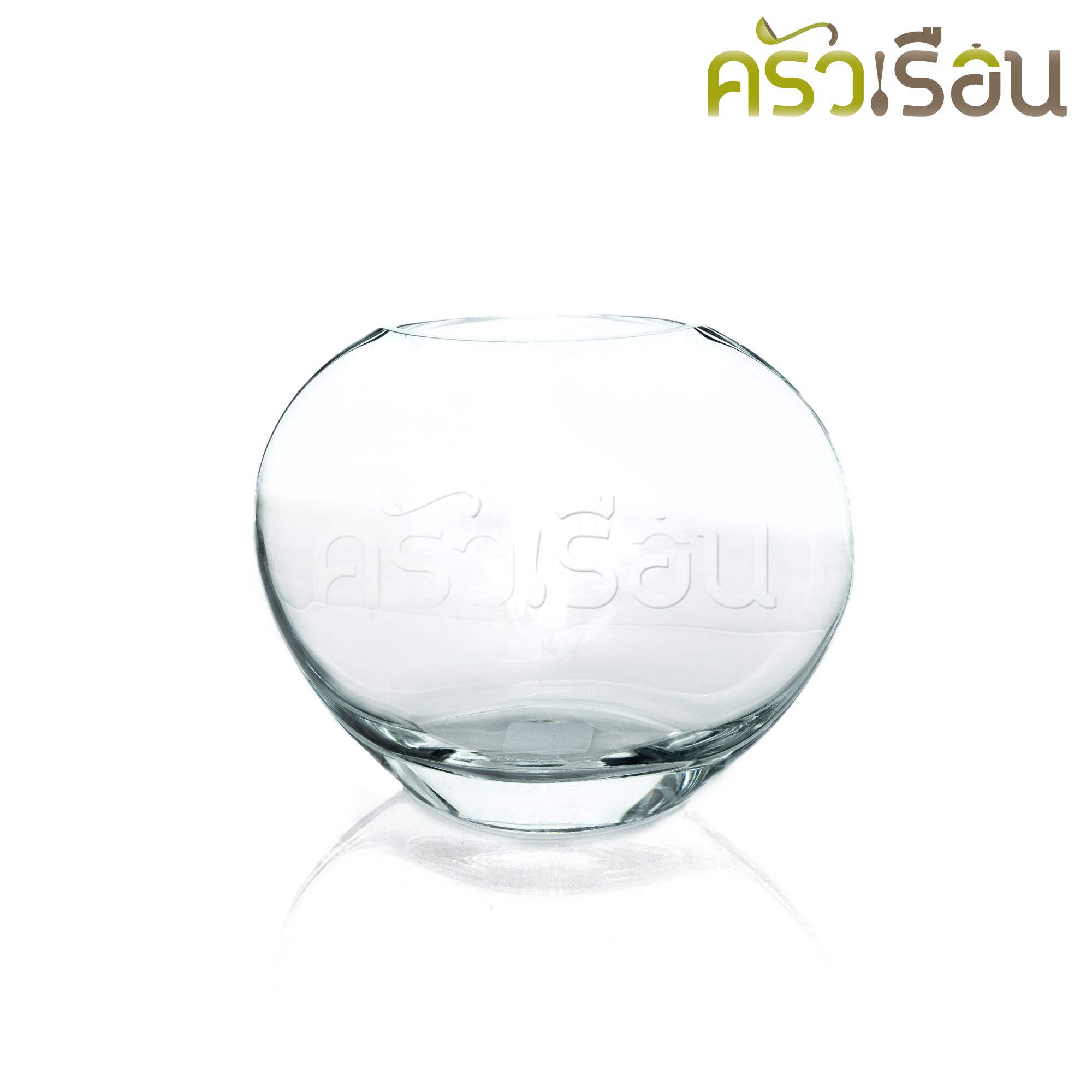 แจกันแก้ว ทรงรี โหลเลี้ยงปลา 22 x 13 x 18 ซม.