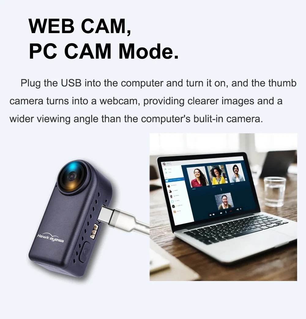 Hawkeye 4K Thumb 2 Action Camera 12MP 4K FOV 170 Degree Support Gyroflow WiFi Magnetic Camera for FPV RC Drone ของเล่นบังคับวิทยุ