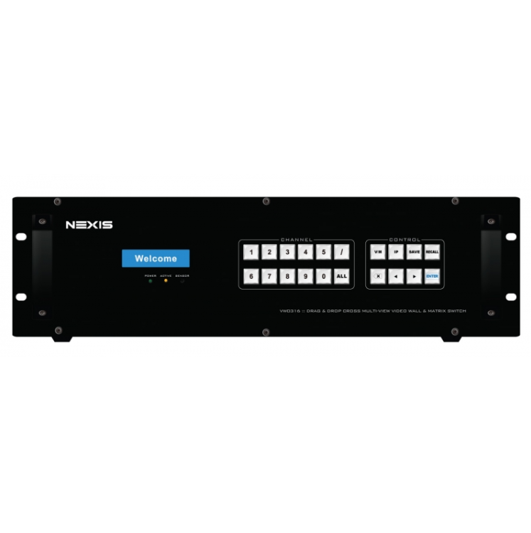 16 IN 16 OUT DRAG & DROP CROSS MULTI-VIEW VIDEO WALL & MATRIX SWITCH