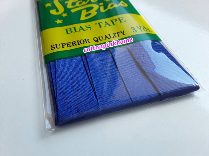 ผ้ากุ๊นซาติน สีน้ำเงิน