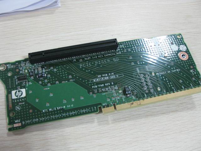 (496078-001) ขาย - จำหน่าย - จัดซื้ออะไหล่ - ราคาถูก HP PCI-E Riser Board for Proliant DL380 G6 DL385 G5
