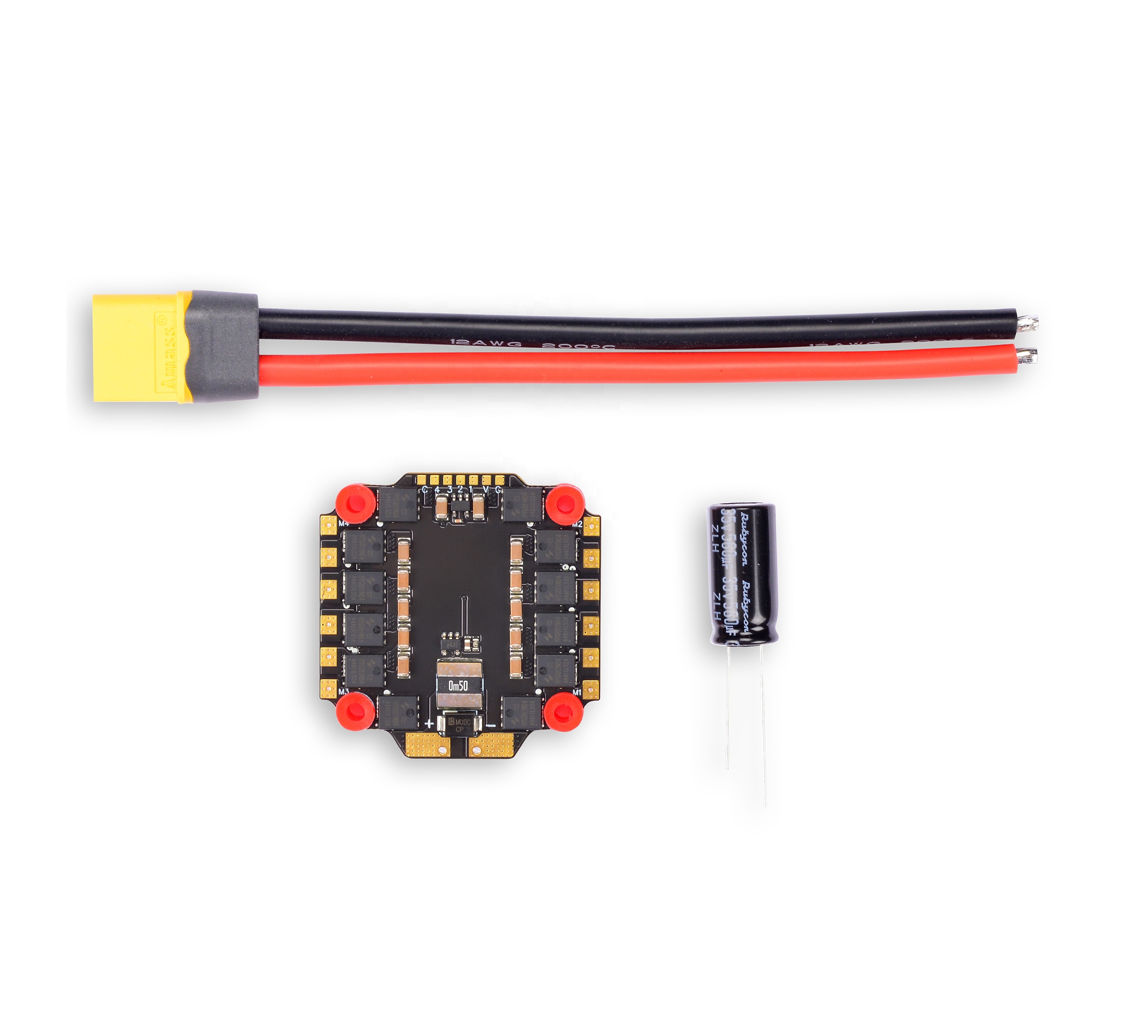 HAOYE RC F405 Stack 4-in-1 60A ESC F4 V3S FC OSD 2-6S Flight Controller 30x30mm FPV Drones Kit อุปกรณ์โดรน Drone