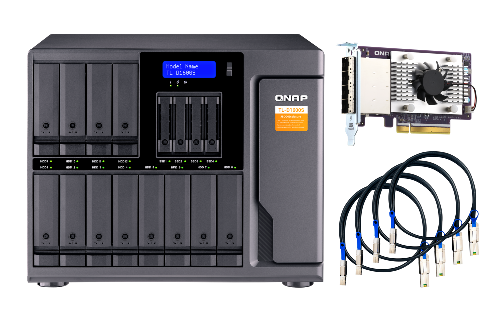 Storage Nas QNAP-TL-D1600S