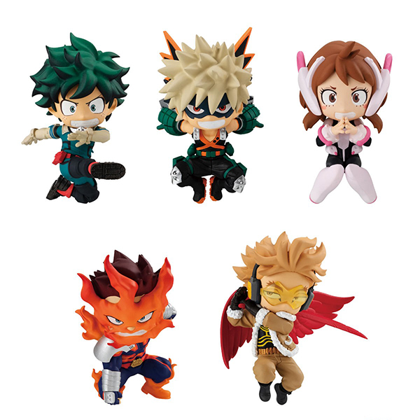 Bandai (ครบ Set 5 กล่อง) My Hero Academia Adverge Motion 4549660957638 (Figure)