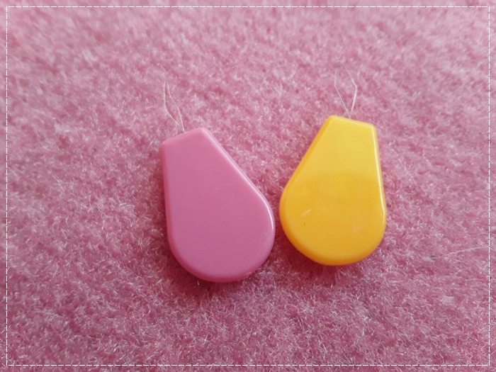 อุปกรณ์สนเข็มขนาดเล็ก สีชมพู - เหลือง