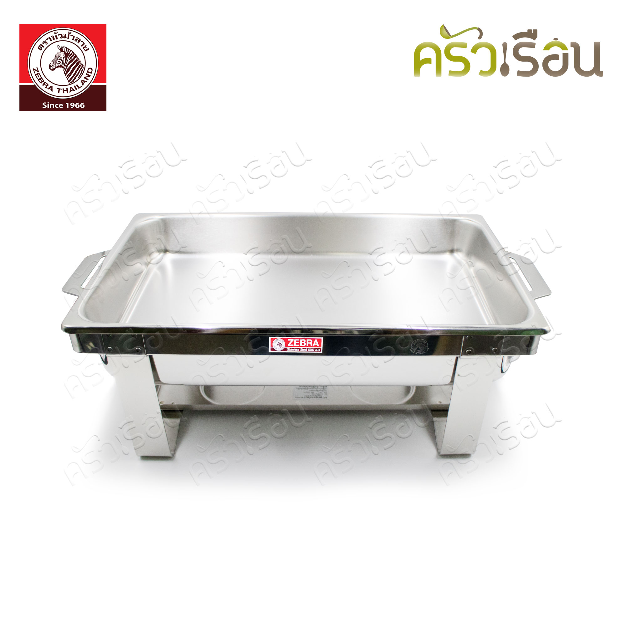ZEBRA Prima Food Warmer Set, stainless steel 304, Large size 8 L. W 50 x L 62 x H 27 cm. 140250