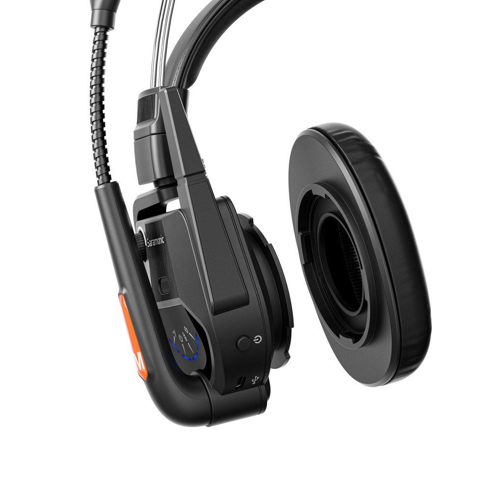 Saramonic WiTalk9-LC: ฟองน้ำครอบหู Cooling-Gel Leatherette สำหรับหูฟัง WiTalk9 Master และ Remote