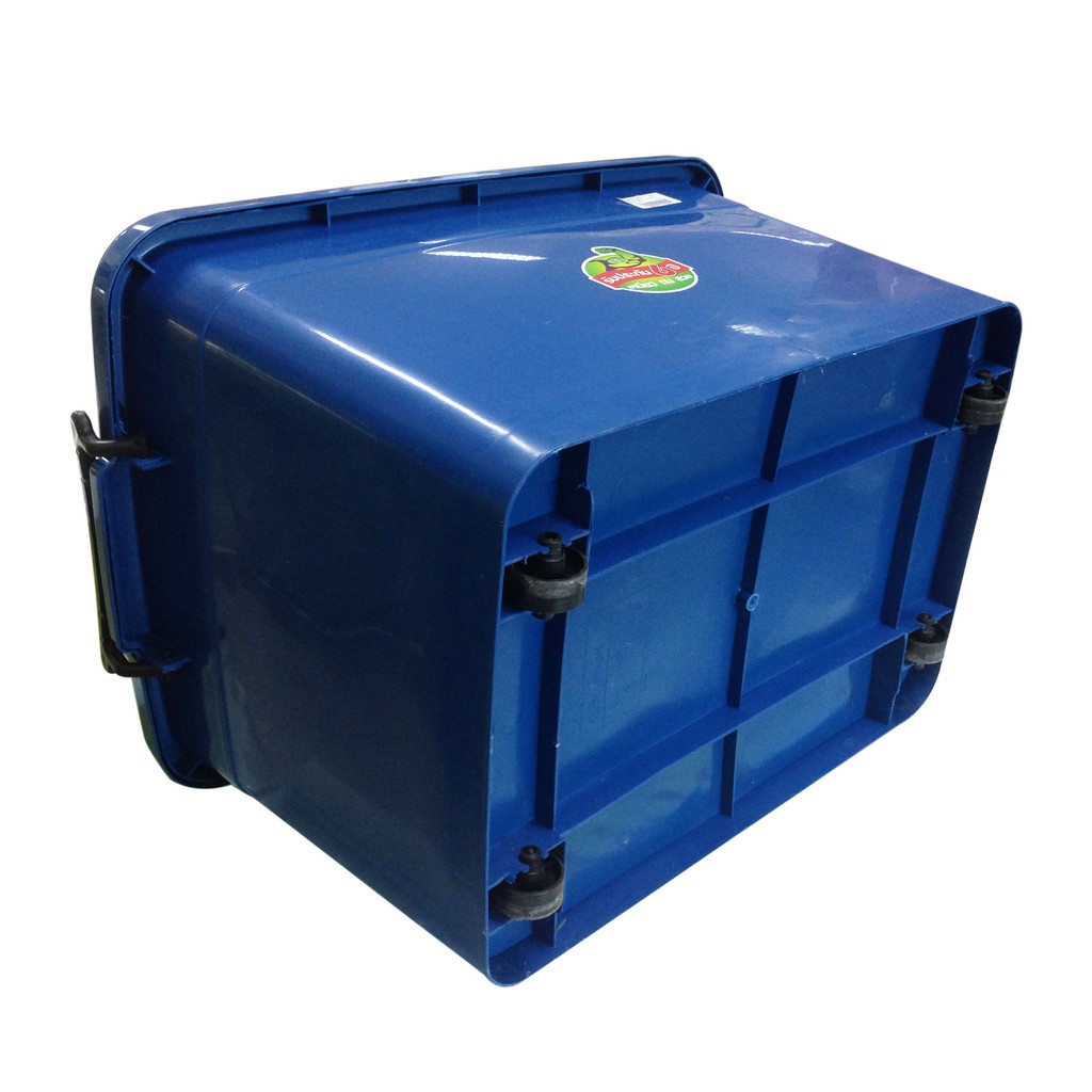 Big One กล่องพลาสติก พร้อมฝา มีล้อ สีปกติ 55 ลิตร 53 x 41 x 34 ซม. # 10-247