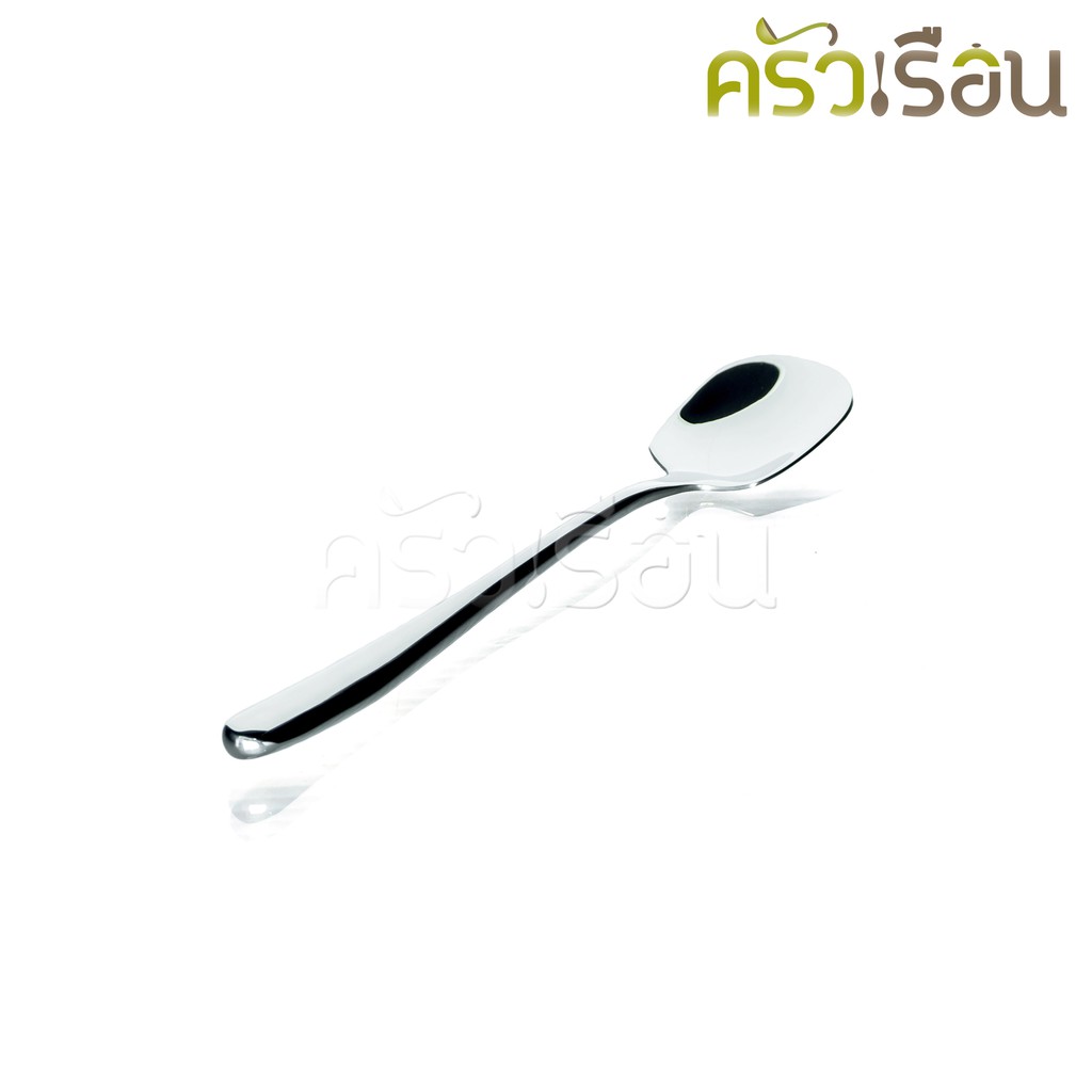 DOUBLE APPLES ช้อนไอศครีม สเตนเลส 15.2 ซม. ลายดุสิต ตราแอปเปิ้ลคู่ ช้อนขนม