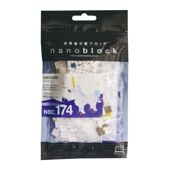 Kawada nanoblock NBC_174 Unicorn 4972825201961 (นาโนบล็อค)