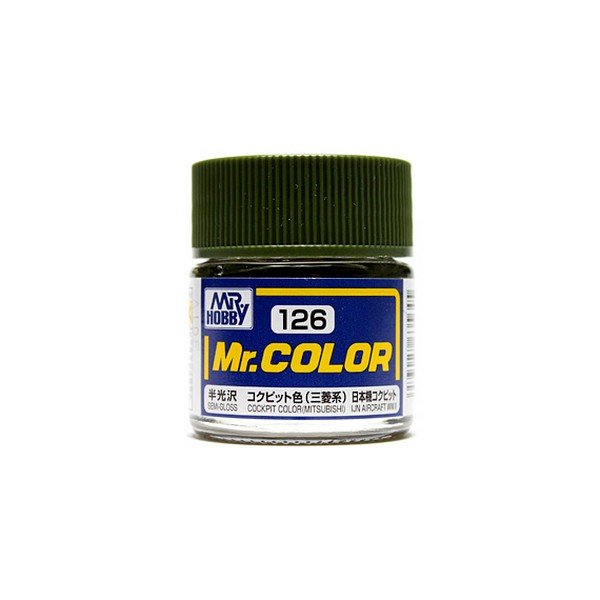 Mr.Color C126 Cockpit Color (Mitsubishi) Semi-Gloss (10ml) 4973028635645 Mr. Hobby