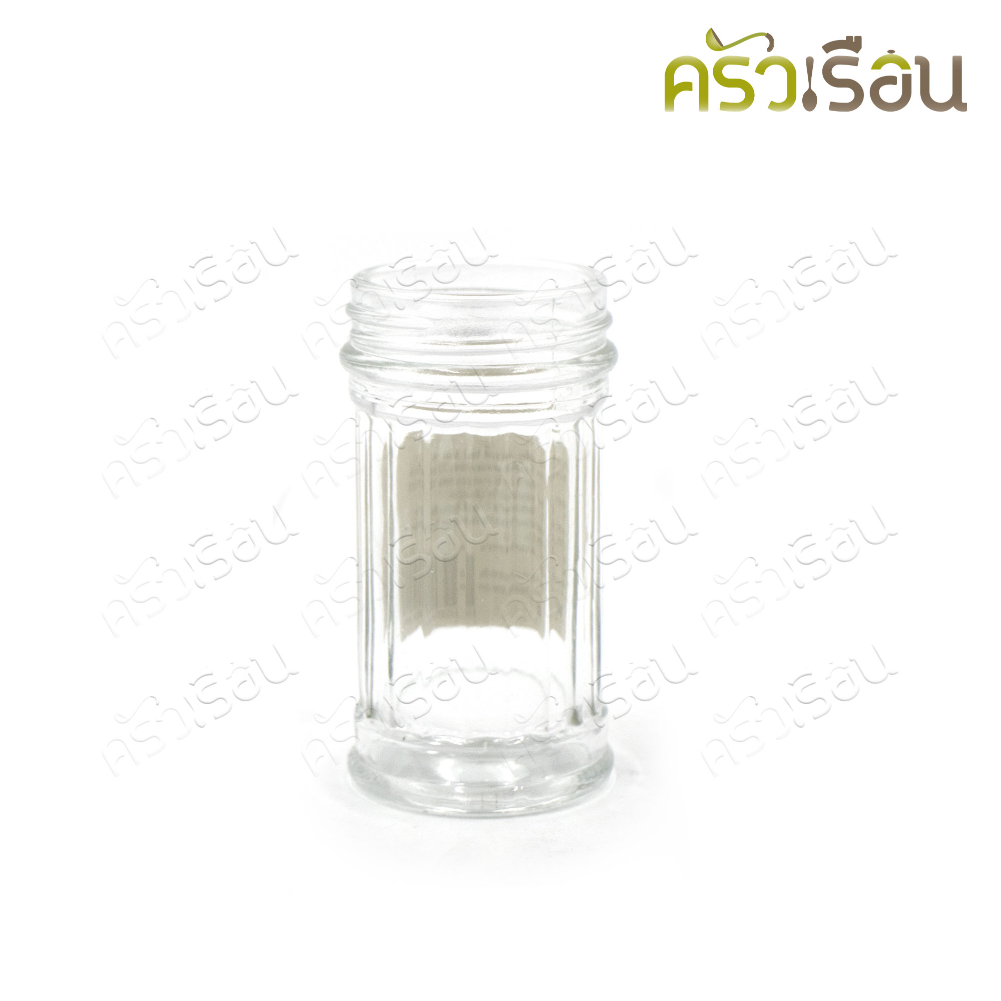 US ขวดพริกไทย แก้ว ฝาสเตนเลส 4.5 ออนซ์ 4.5 x 9 ซม. PE-410