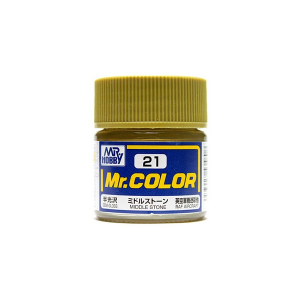 Mr.Color C21 Middle Stone Semi-Gloss (10ml) Mr. Hobby 4973028535808