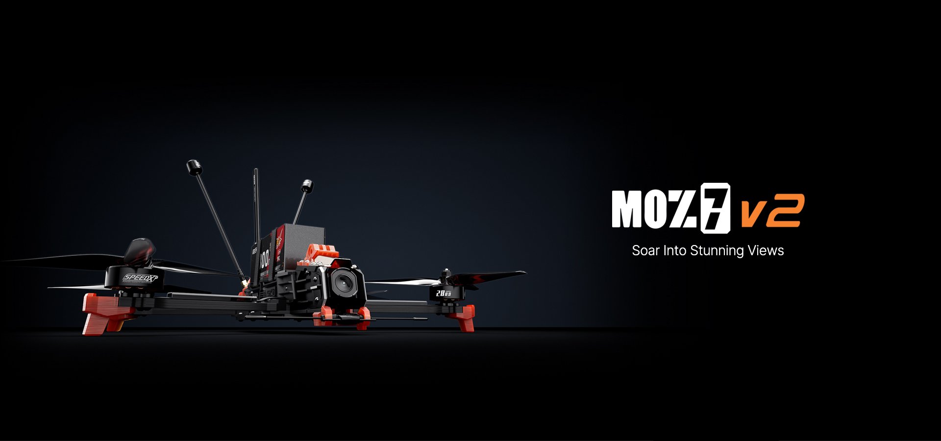 GEPRC MOZ7 V2 DJI O4 Pro | FC F722-BT | มอเตอร์ 2809 | ใบพัด 7.5" | RX ELRS 915/2.4G GemX ของเล่นบังคับวิทยุ