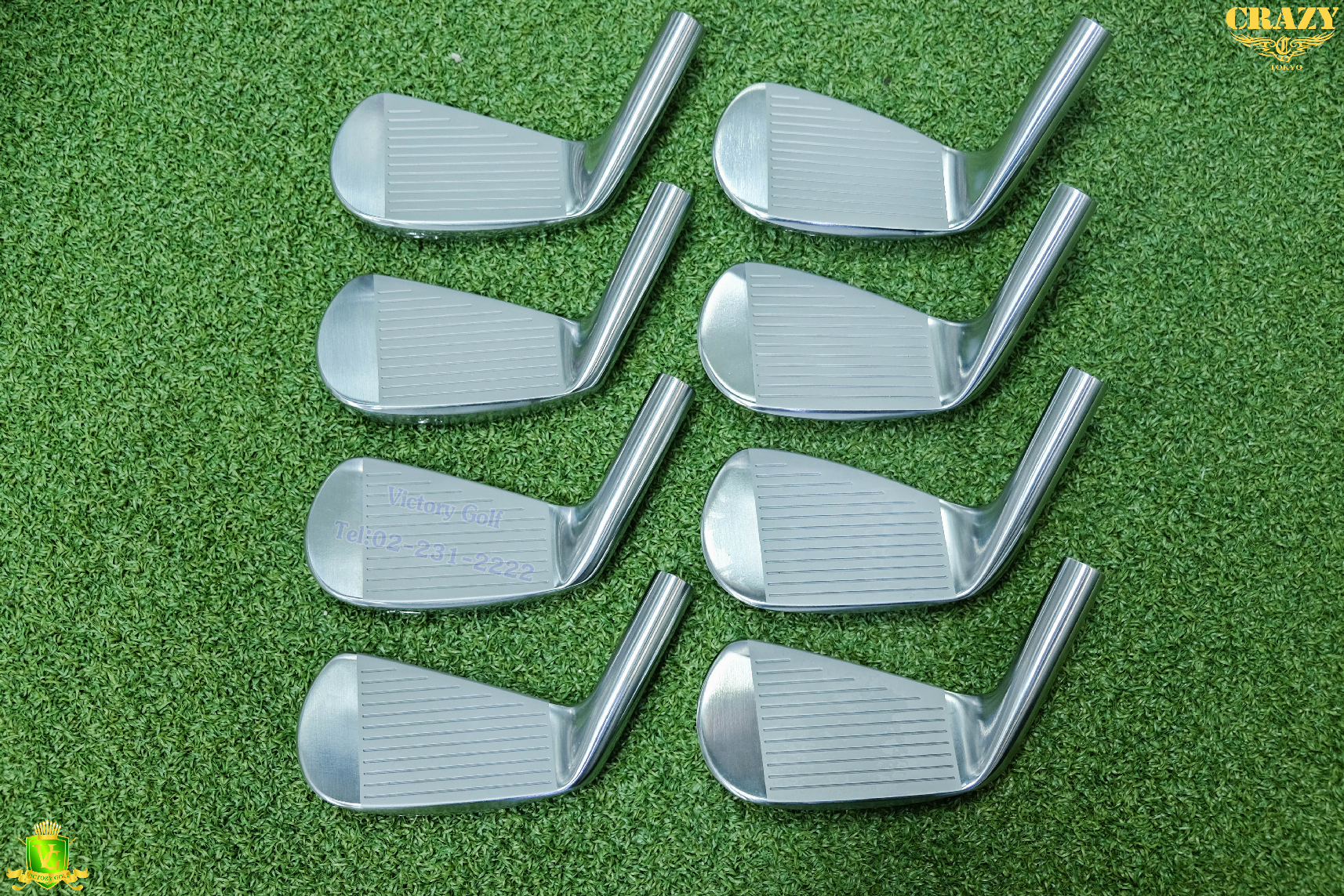 Head Iron Set CRAZY 104 3-9,PW Limited Edition (NEW) (For 1 Piece)