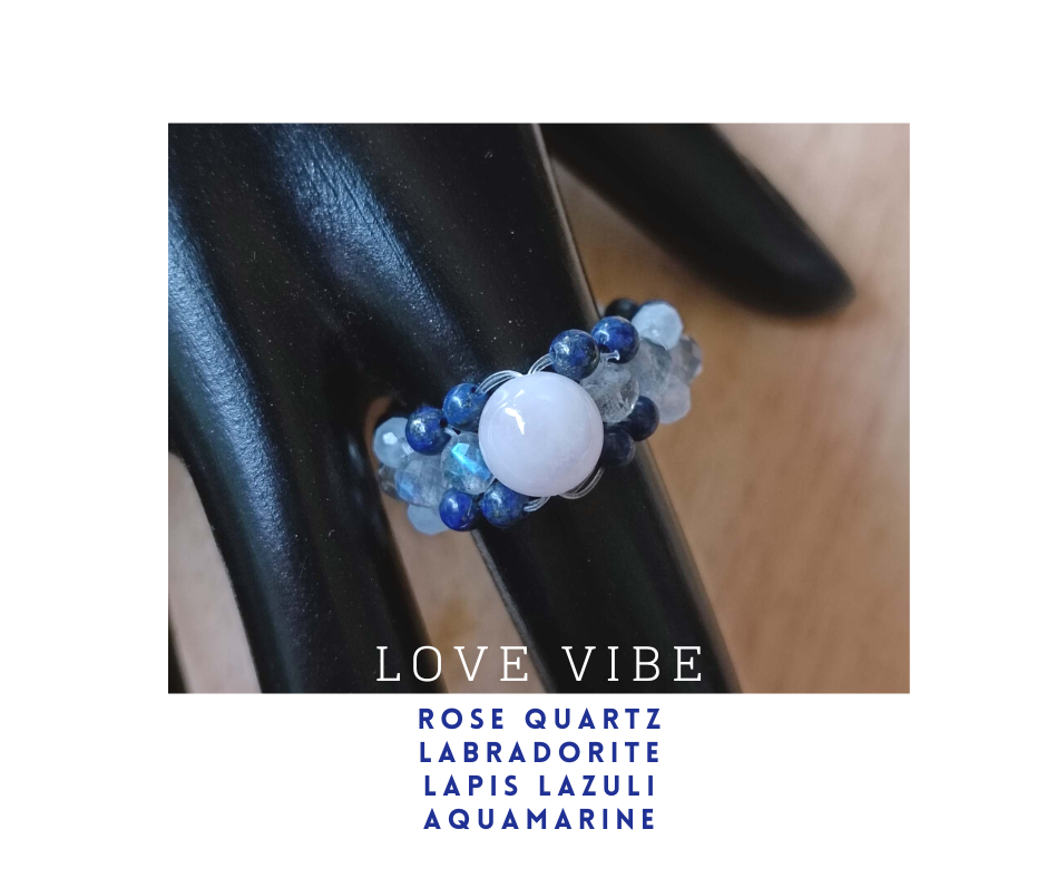 "MeMe" Ring Collection แหวนถักหินแท้ Love Vibe เสริมพลังงานความรัก