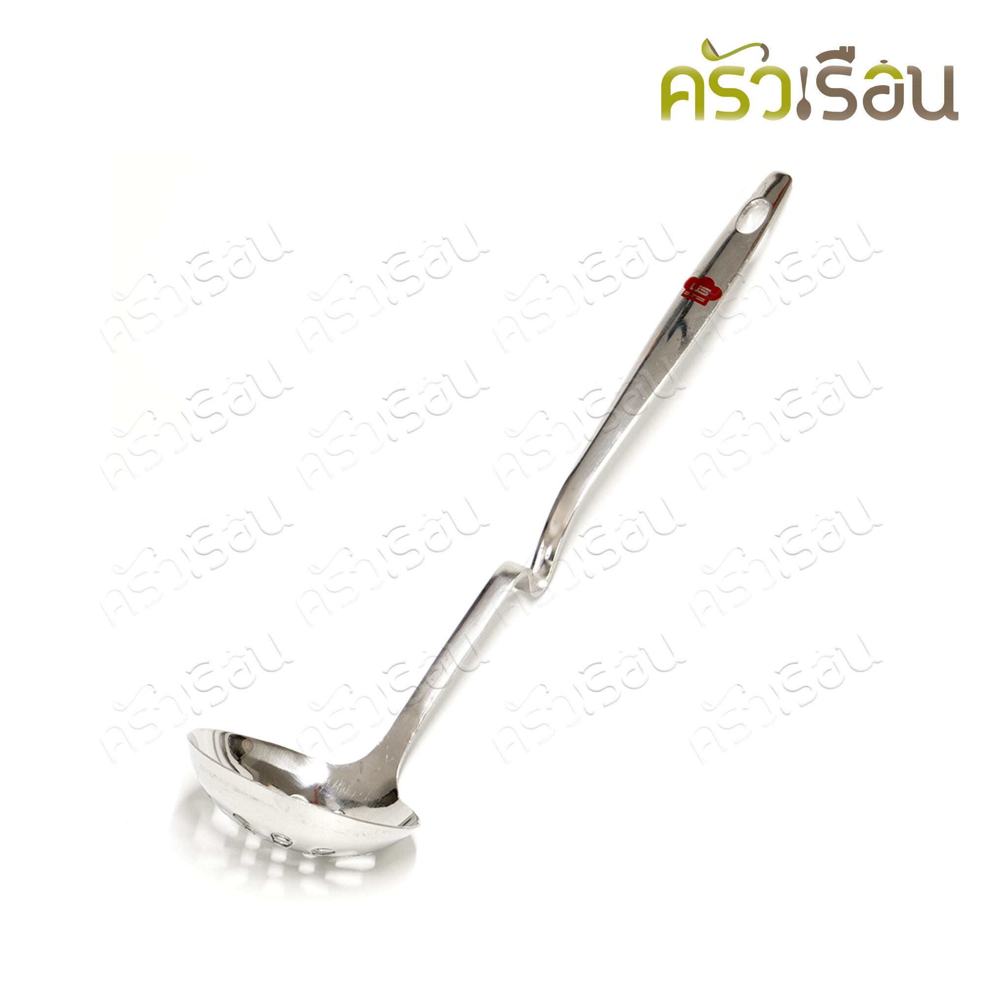 US กระชอน กรอง สเตนเลส 7 ซม. พร้อมที่พักข้างหม้อ ALH-47 กระชอนมีรู กระบวยสุกี้