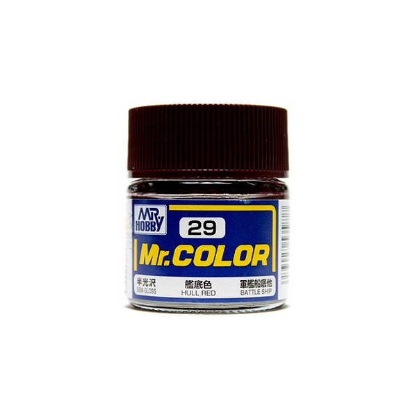 Mr.Color C29 Hull Red Semi-Gloss (10ml) Mr. Hobby 4973028535877