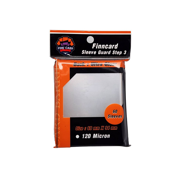 Finncard Sleeve Guard Step3 60 Pcs 69x94mm ซองใส่การ์ด FCSGS3606994 (การ์ด)