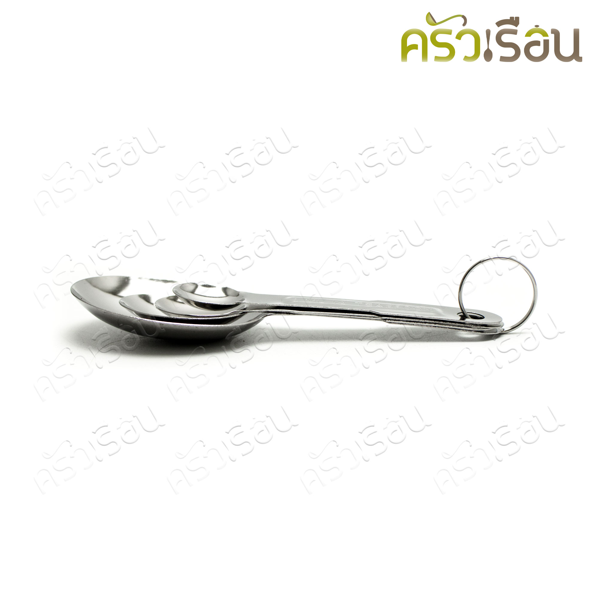 US ชุดช้อนตวง สแตนเลส 4 ขนาดต่อชุด MSS-105 ช้อนตวง